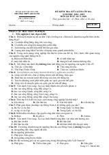 Đề thi Giữa kì 2 Lịch sử 10 năm 2024-2025 trường THPT Gio Linh (Quảng Trị)